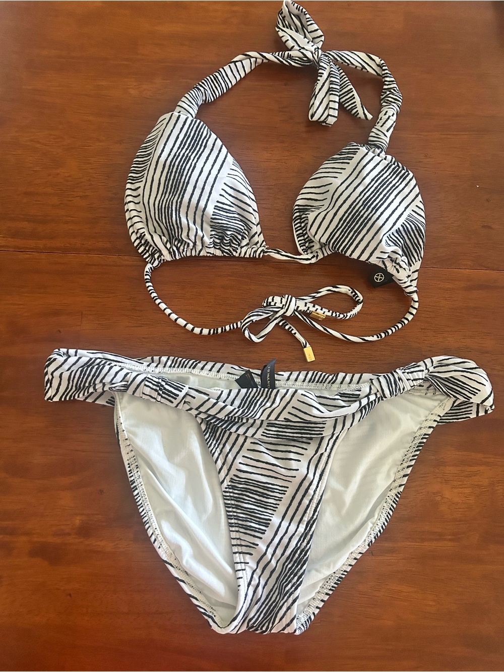 Vix Striped Bikini Set